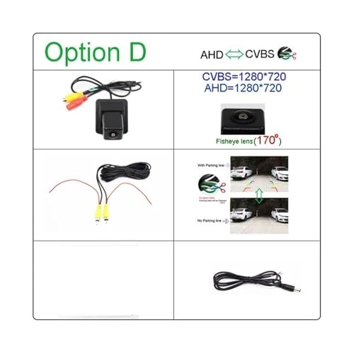 Car Rear View Camera - Night vision 1920 x 1080P