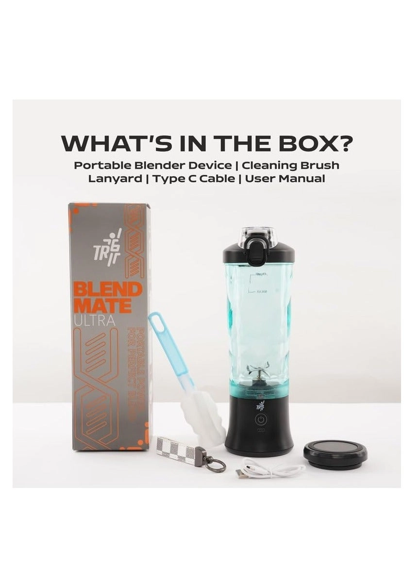 Blendmate Ultra - Portable, Waterproof, USB-C Charging
