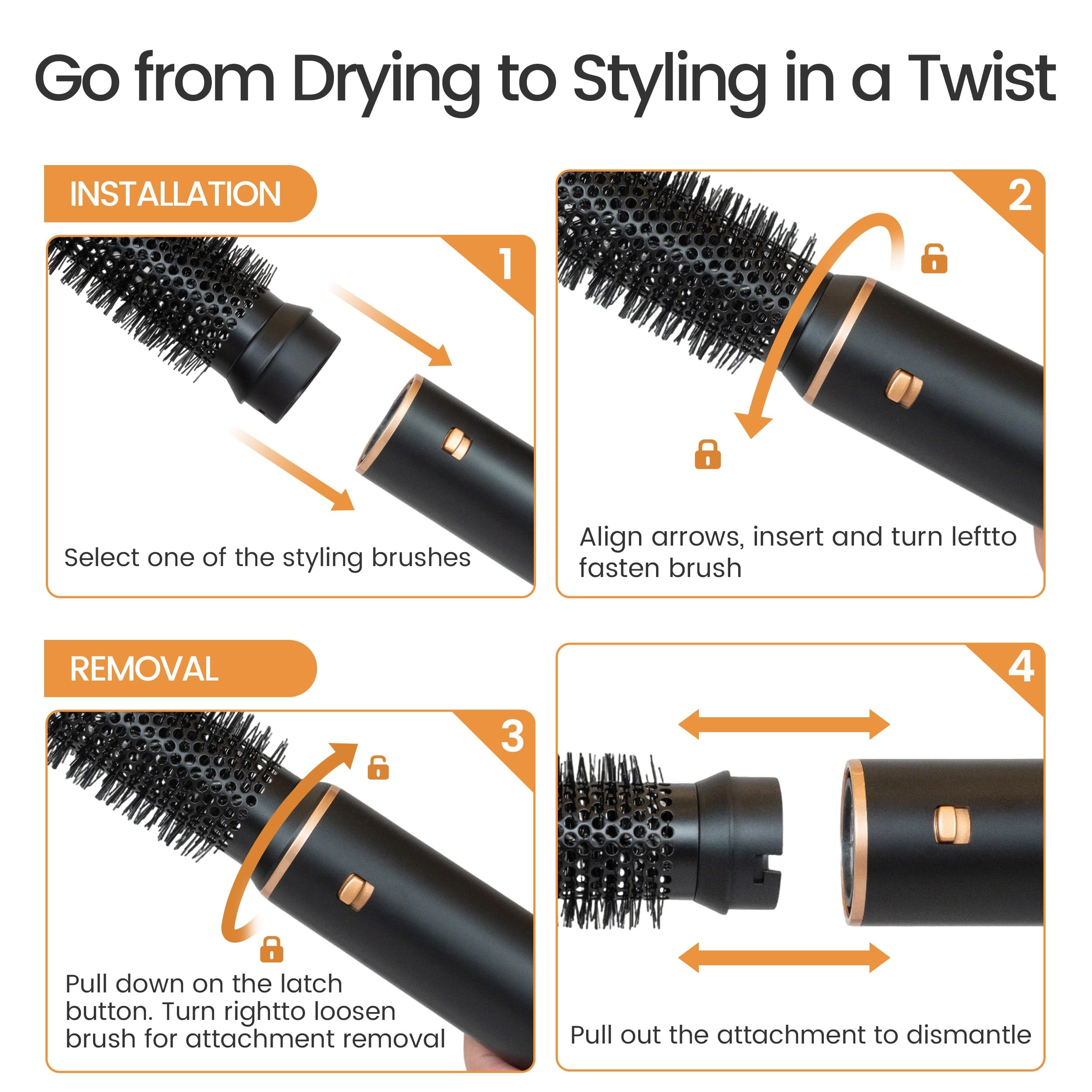 Airbrush - 5 in 1 Black Gold 1000W