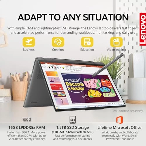 Yoga 7i - 16'' 1TB 512GB 16GB Core Ultra 7 155U