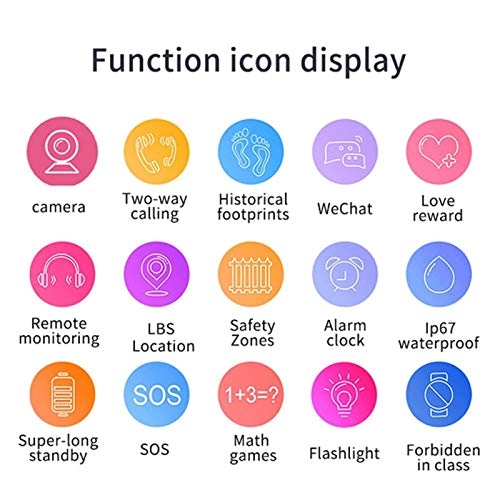 Student Smart Watch - 1.4inch ABS+silicone