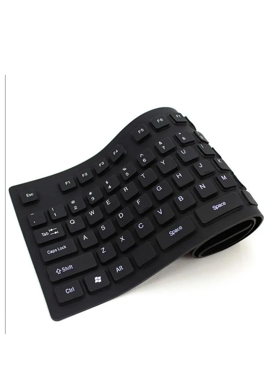 Silicon Flexible Keyboard - Wired