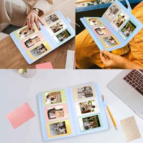 2x3" 108 Pockets PU Leather Photo Album