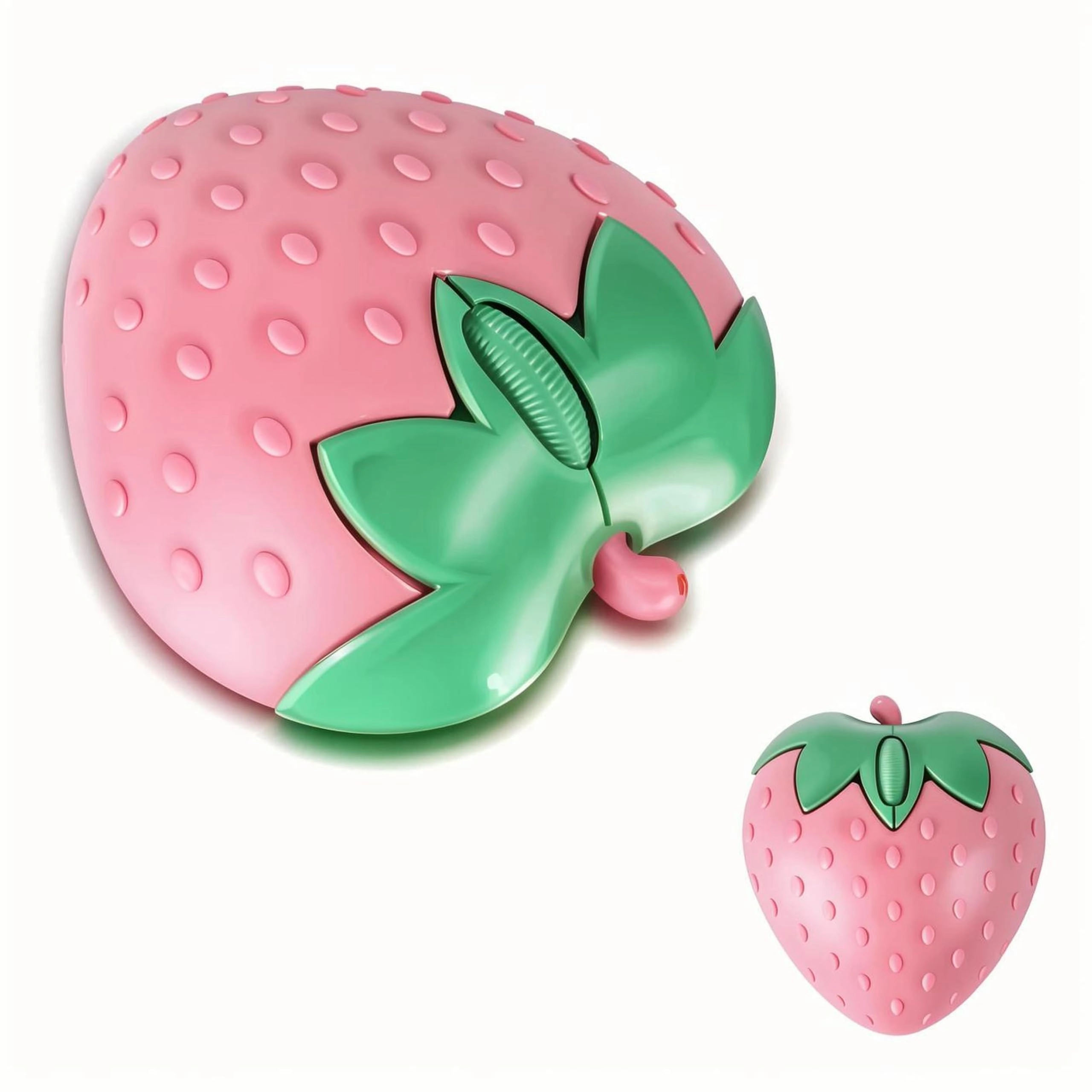 Cute Strawberry Wireless Mouse - Wireless