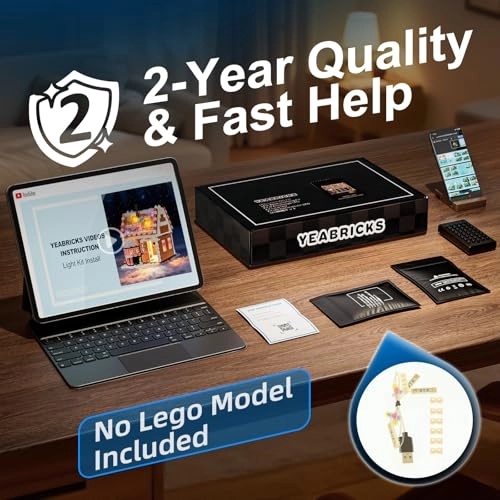 LED Light for LEGO 40809 Christmas Festive Gingerbread House Model - Plastic