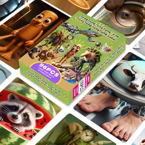 Italian Brainrot Cards - 96PCS Multicolor