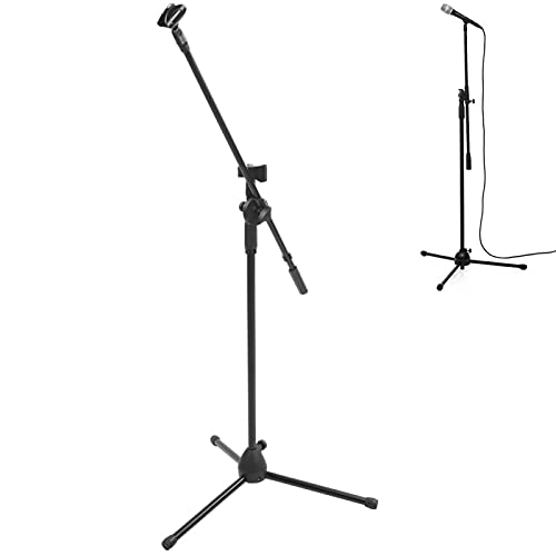 Tripod Boom Microphone Stand - 360 Degrees Rotation 139cm