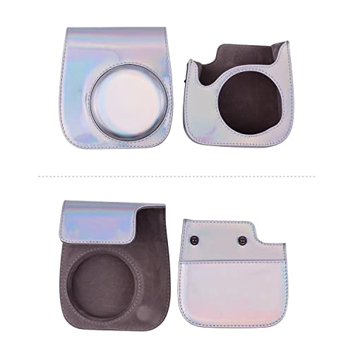 Instant Camera Accessories Kit + Camera Bag + Camera Strap + Photo Album + Photo Clips + Photo Frame + Hanging String + Stickers + Pen + Filt - 12-in-1 leather