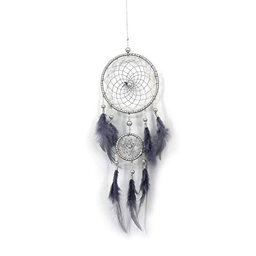 Dream Catcher - Crystal Love Feather With Lamp