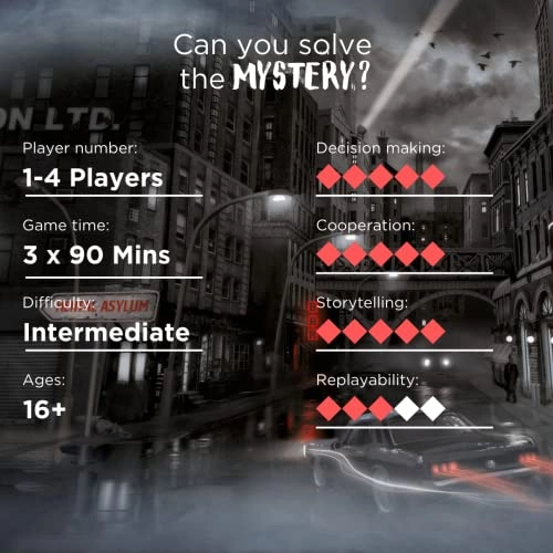 Adventure Games: The Gloom City File - Cooperative Card Game