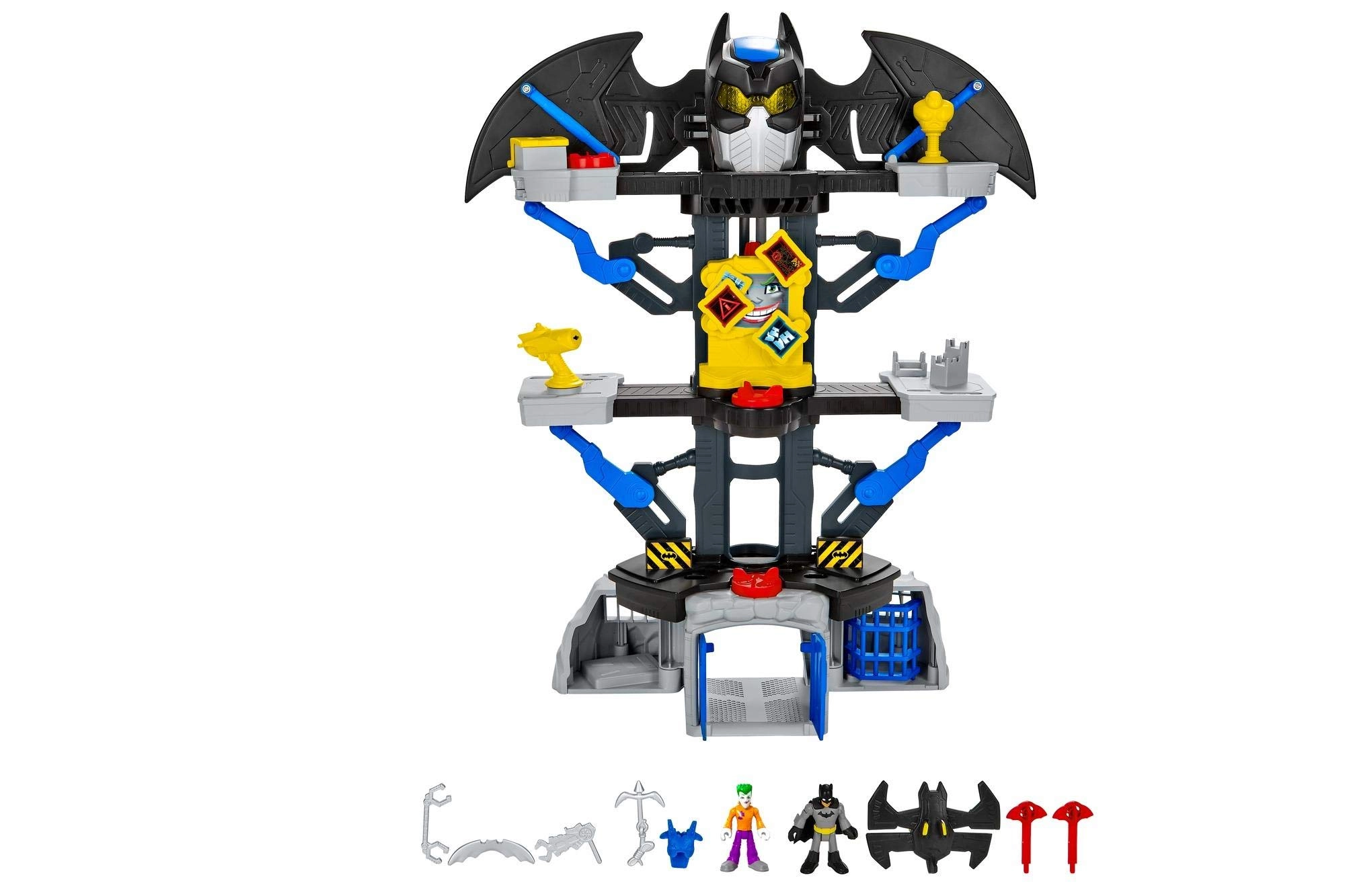 Fisher-Price Batman and The Joker - DC Super Friends - Imaginext Transforming Batcave 3-8 years (CHH91)