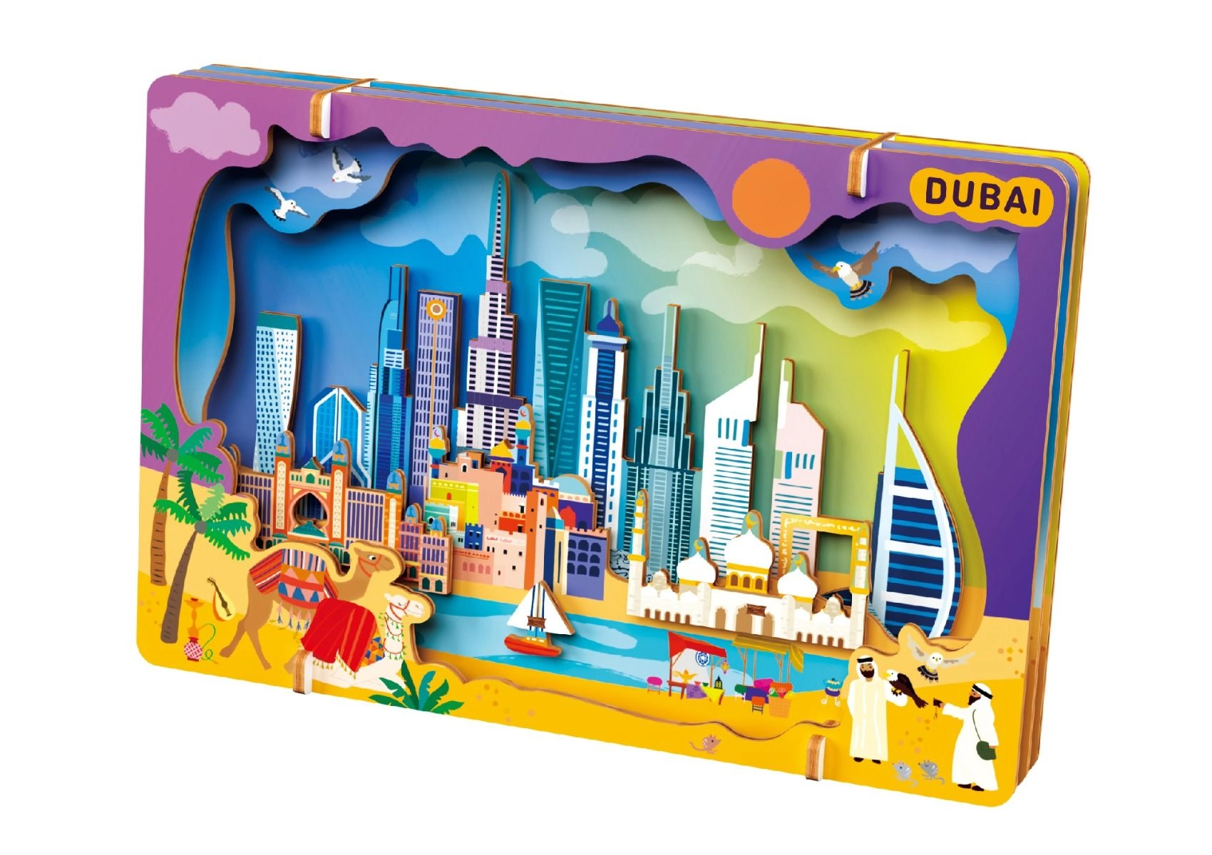 Lets Travel Together 3D Cityscape Building Kit