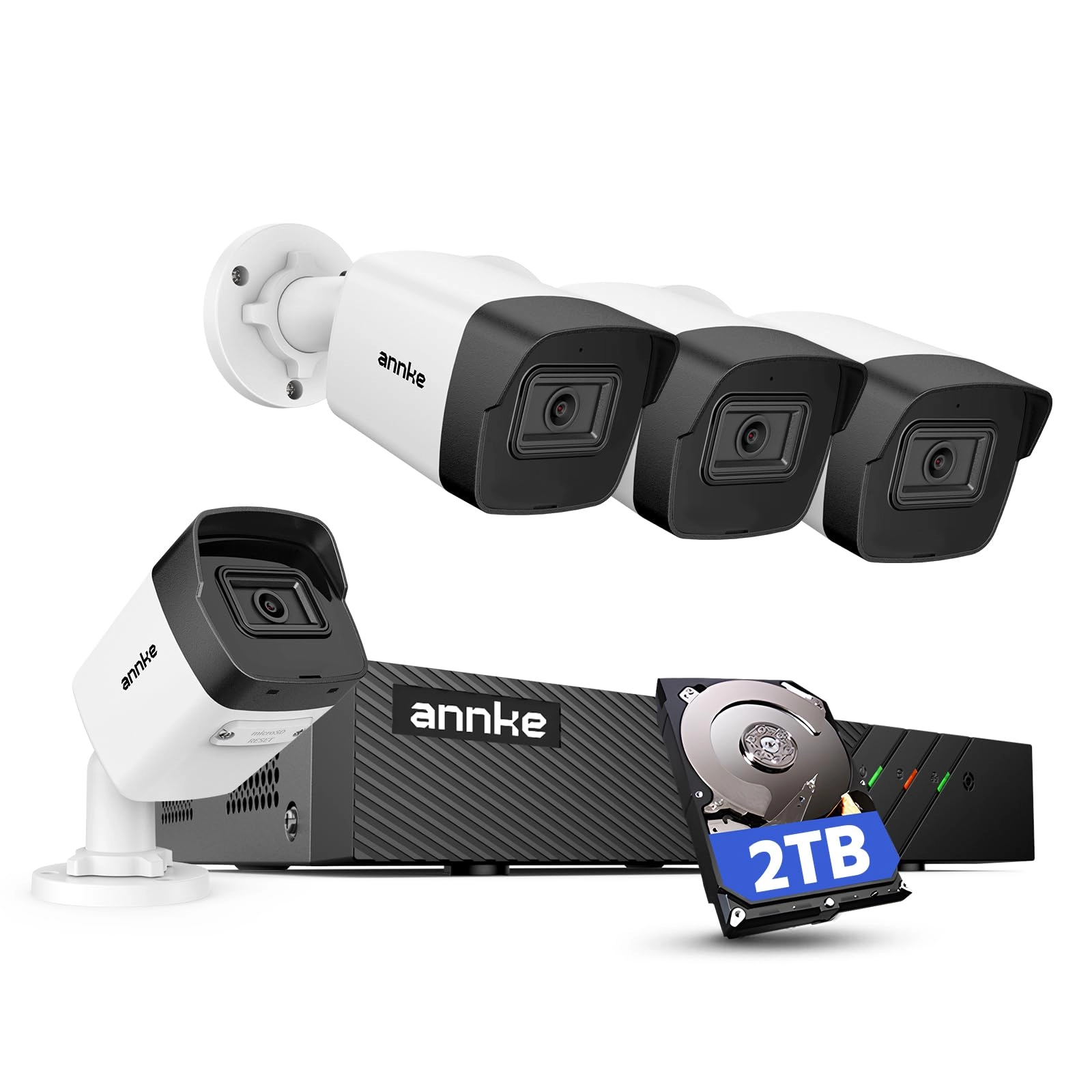 Annke H500 - 4 cameras 8 channels 5MP