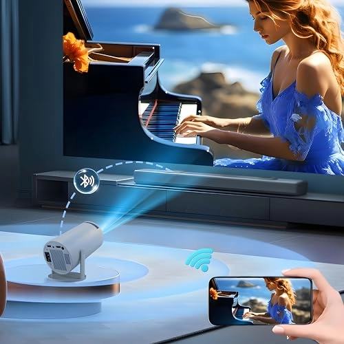 Beamer Mini Projektor 4k ER1007 250 ANSI 1280 x 720