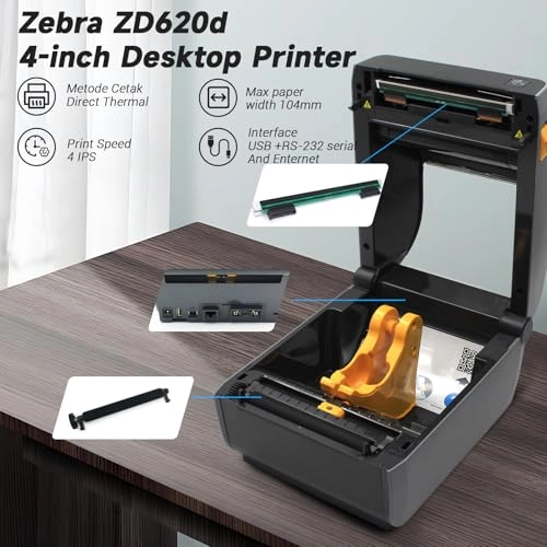 ZD620D - Direct Thermal 104mm