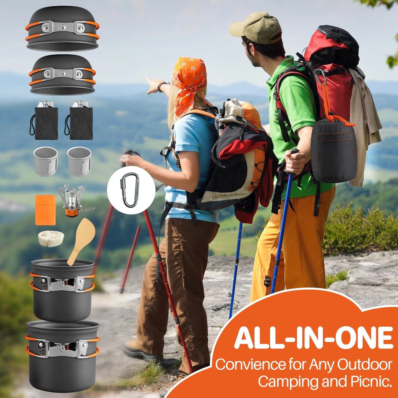 Camping Cooking Set - 11 piece(s)