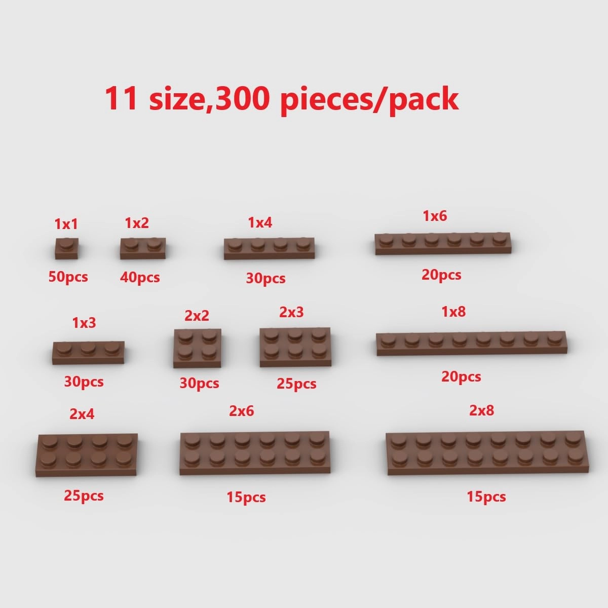 Building Plate for LEGO - Plastic 300