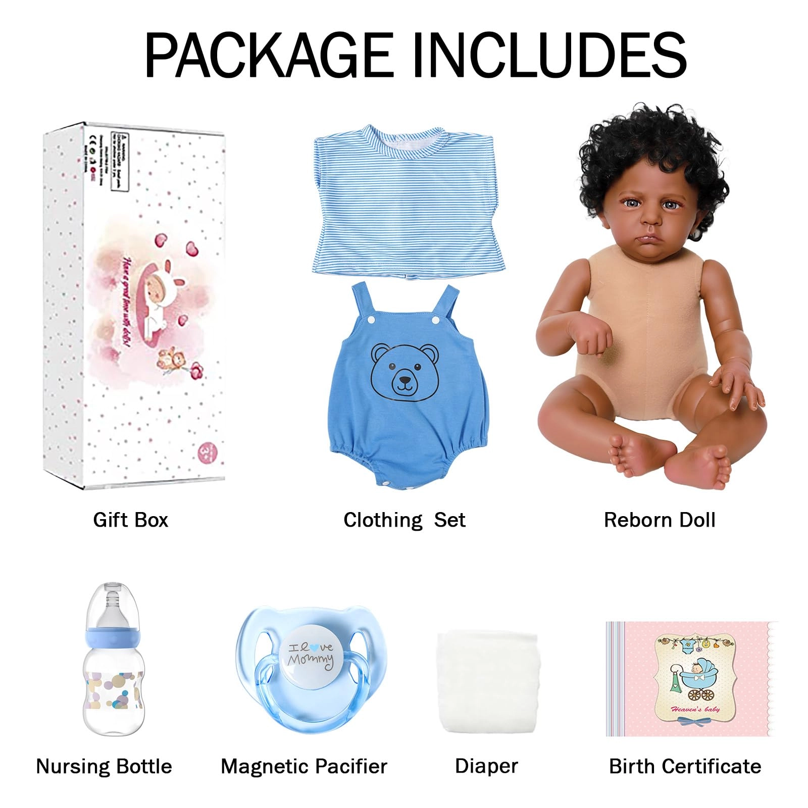 Reborn Baby Doll - 20 Inch Vinyl Ages 3+