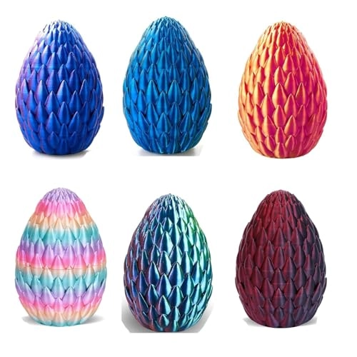Dragon Egg - (3D Printed Dragon) 6 pcs
