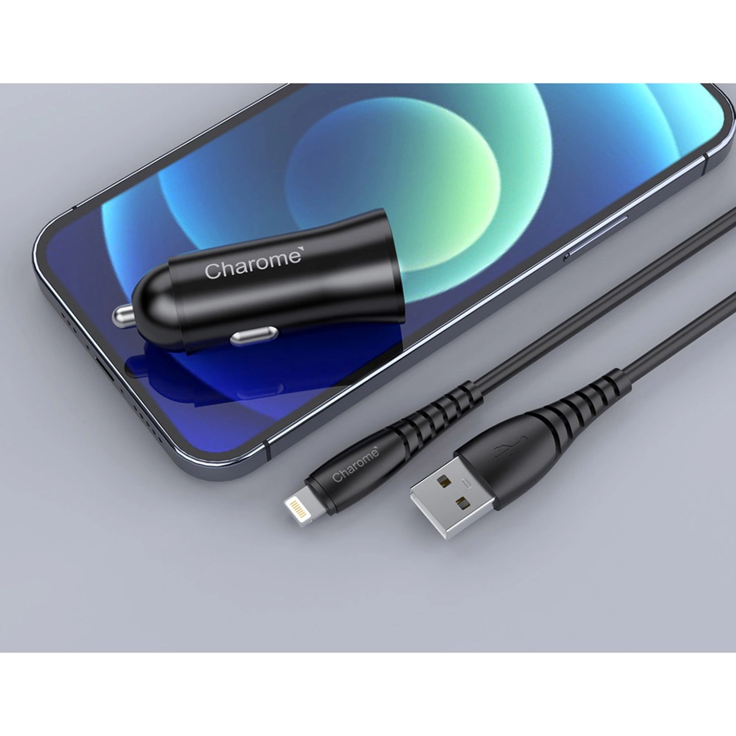 C6 Lightning Cable and Charger 1m