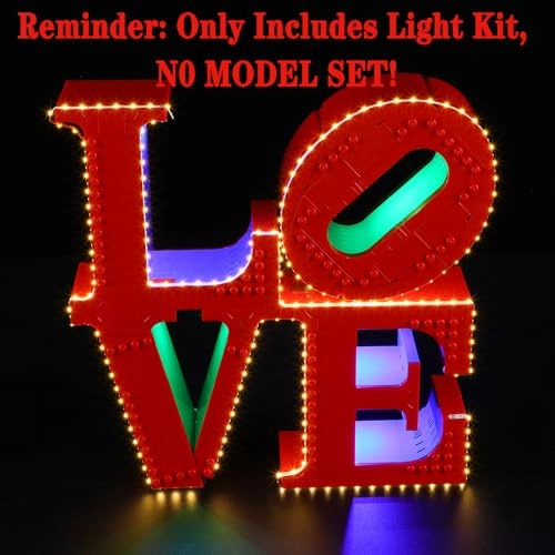 LED Lighting Kit for LEGO Love Art 31214