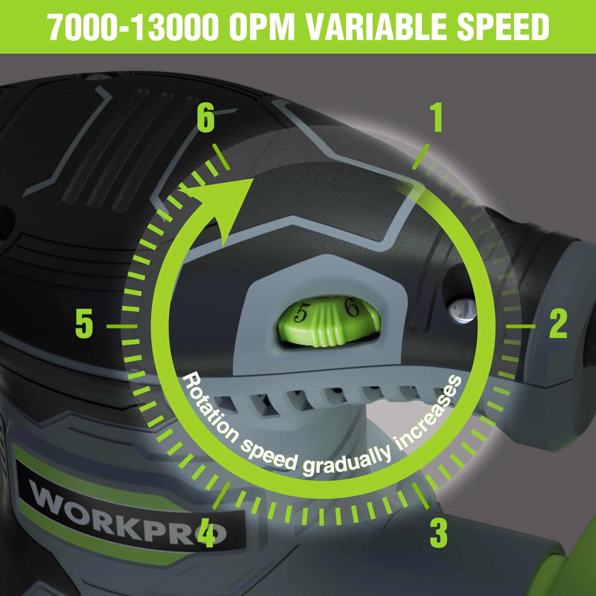 Orbital Sander - 300 W 125 mm 13000 RPM