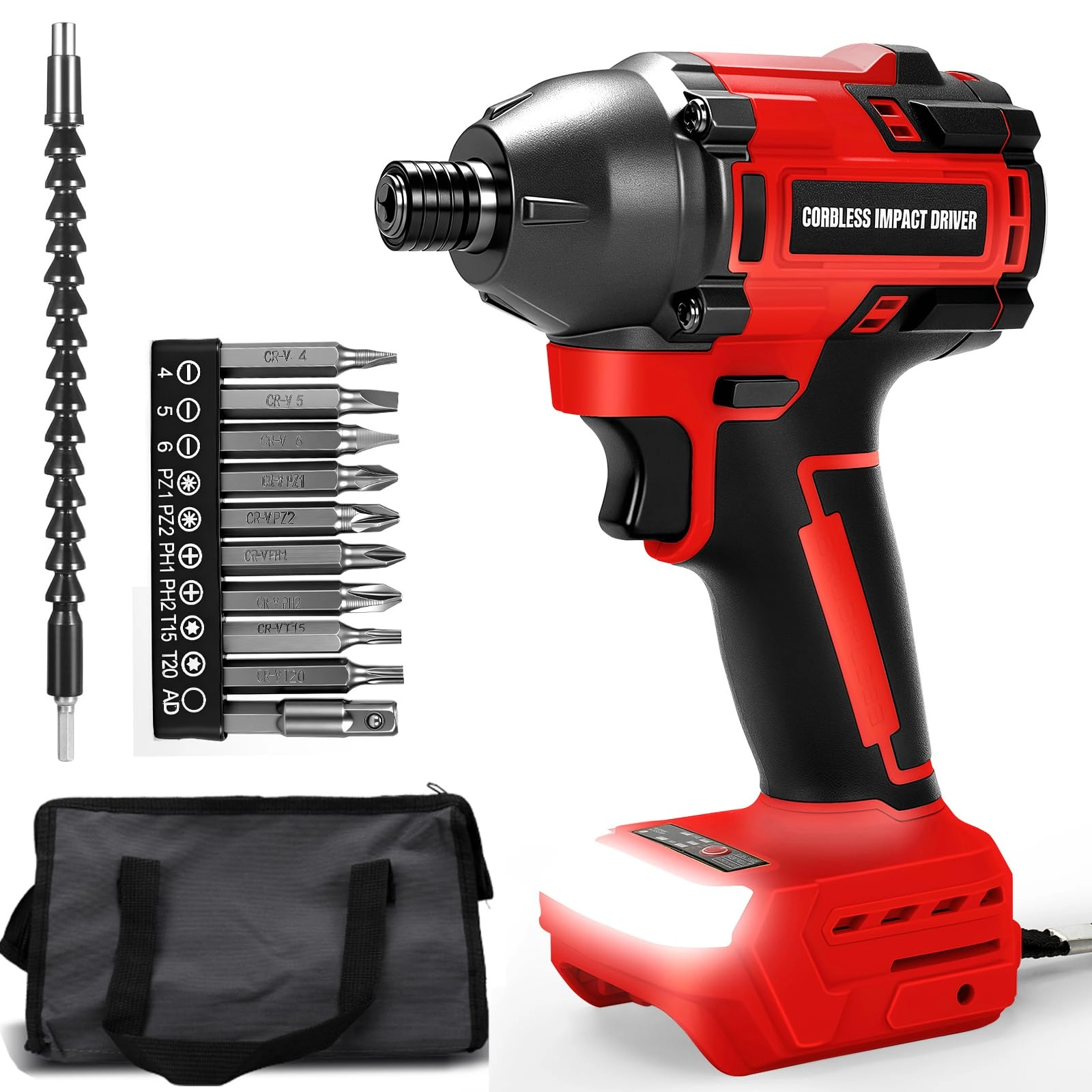 LEZZYRUCK Impact Driver - 1/4" 2500 In-lbs Brushless