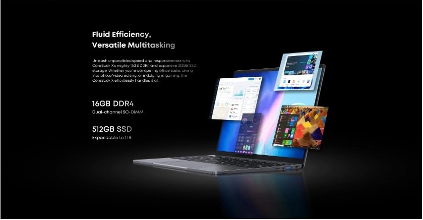 Corebook X - 14'' i5-12450H 16GB DDR4 512GB SSD