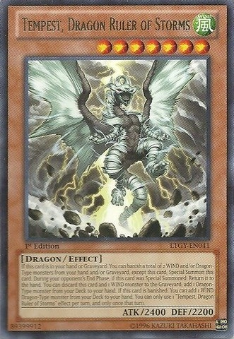 Yu-Gi-Oh! Tempest, Dragon Ruler of Storms - LTGY-EN041 1st Edition