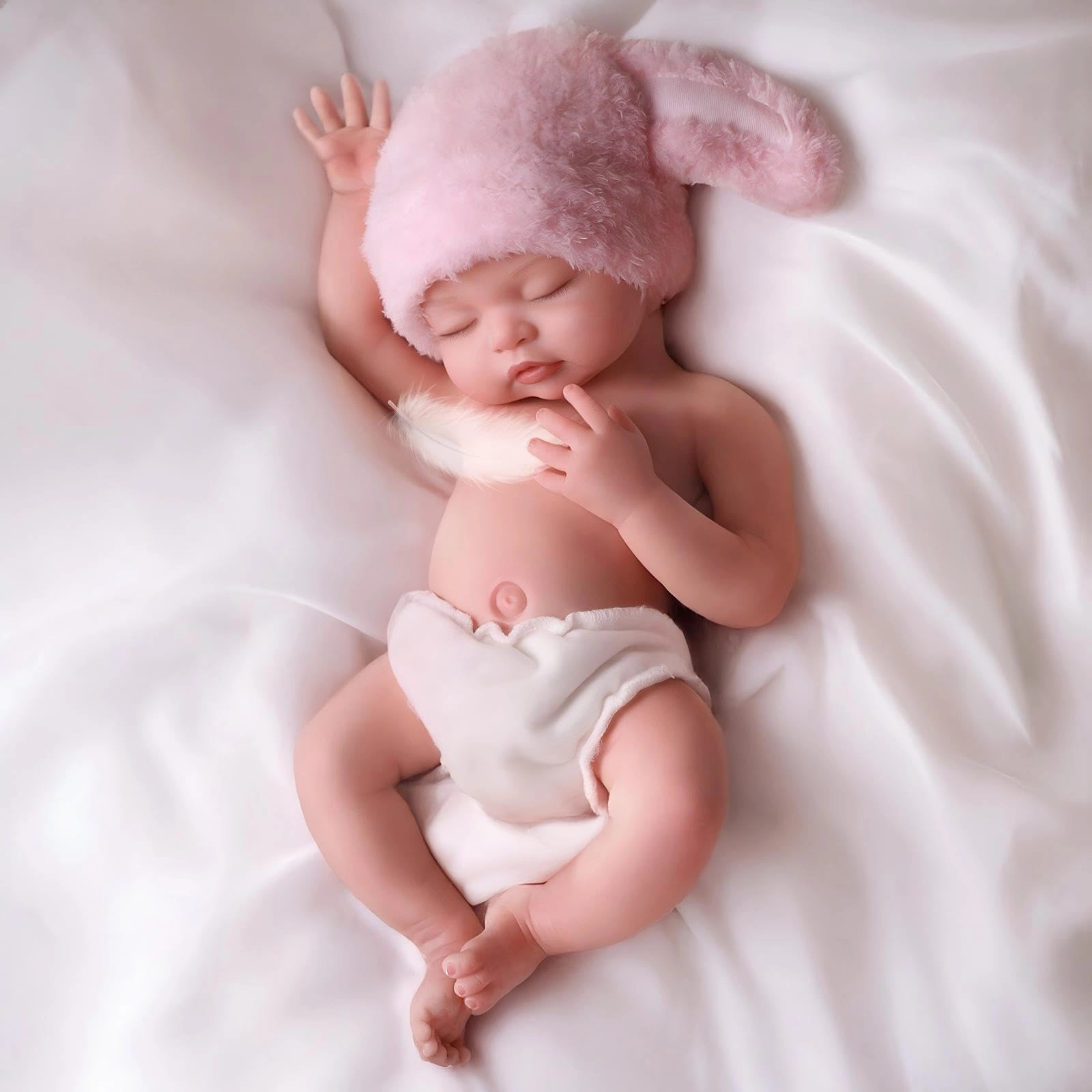 Reborn Baby Doll - 12 Inch Silicone Weighted Ages 3+