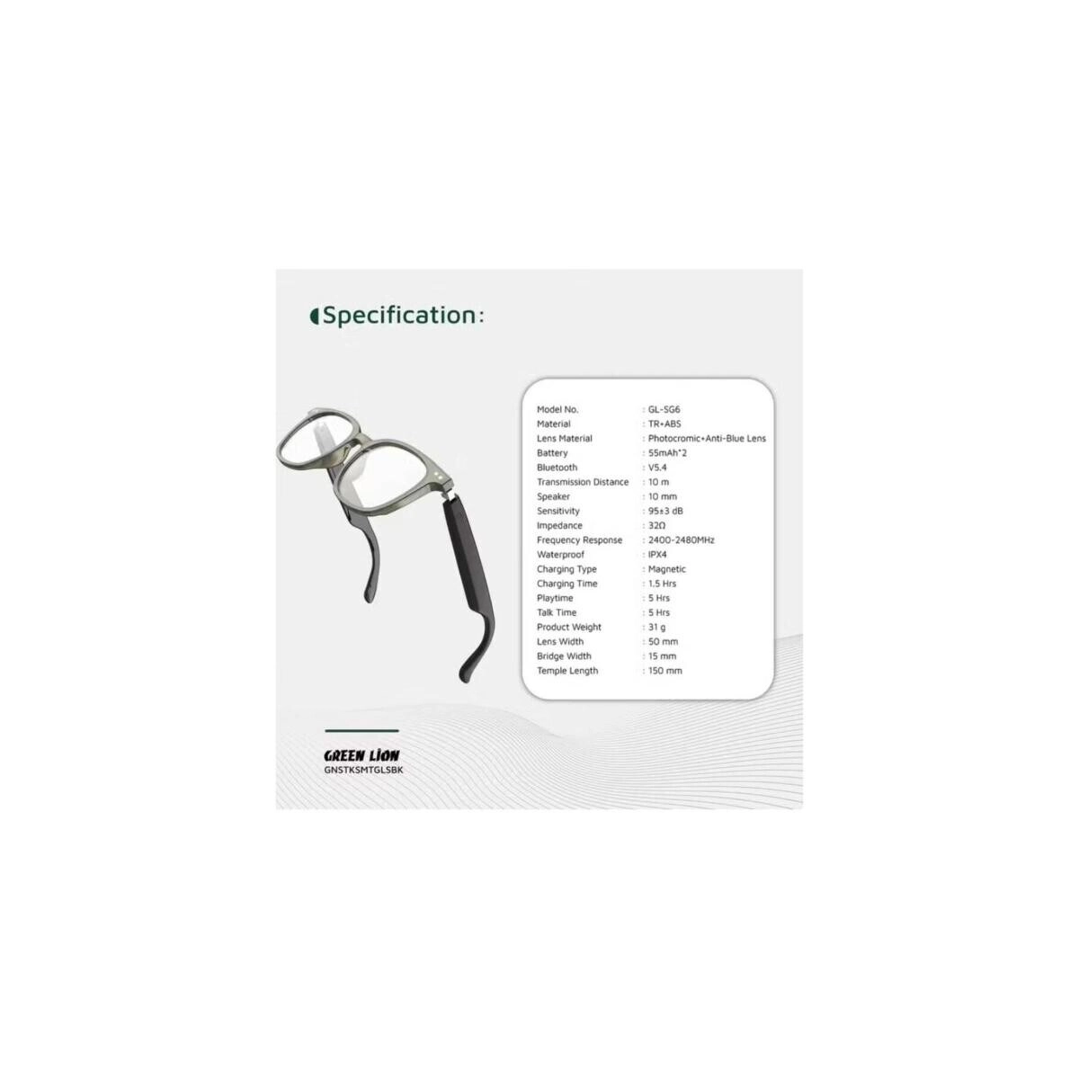 Stockholm - Smart Audio Glasses Black Bluetooth 5.4