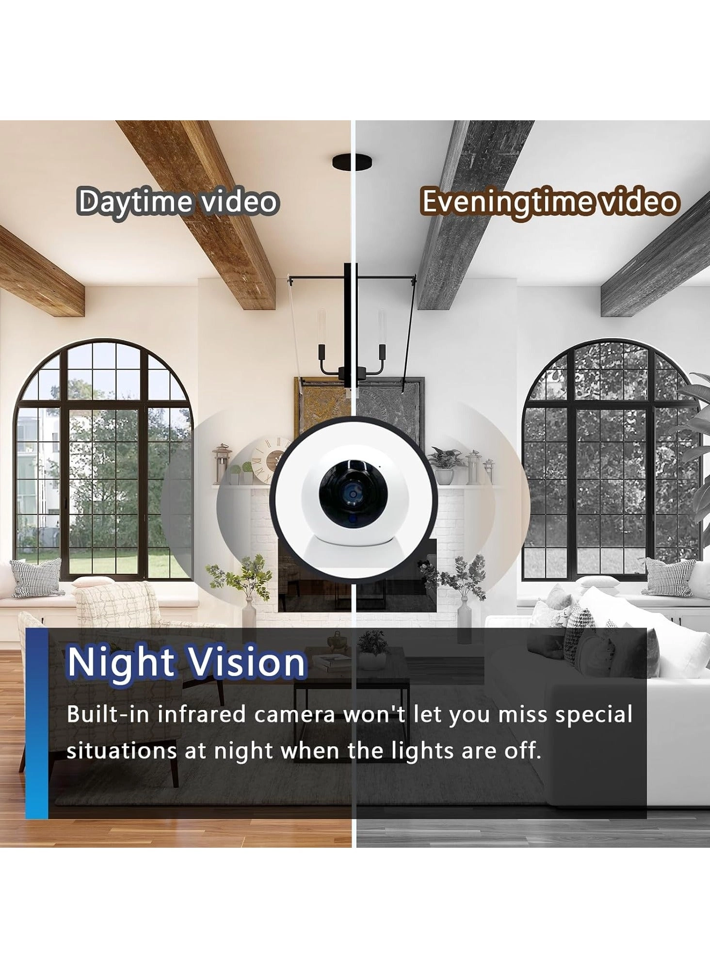 HOME SECURITY AND BABY MONITOR CAMERA 1080p