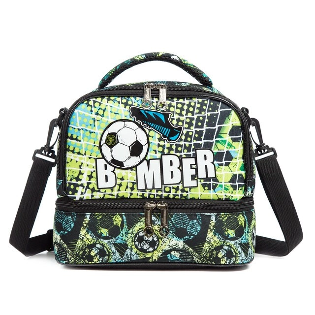 Bottle / Lunch Bag - Football Green 8L