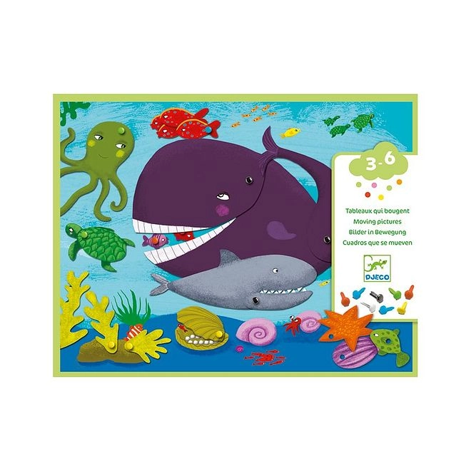 Hello Animals Moving Pictures Art Kit - 3+ years
