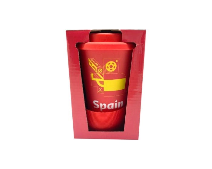 FIFA Country Mug - Silicone Lid Sleeve Red