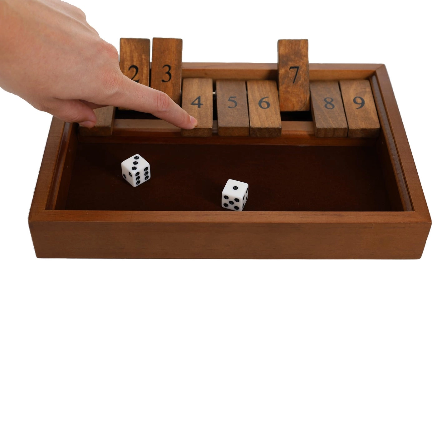 Shut The Box - Walnut Stain
