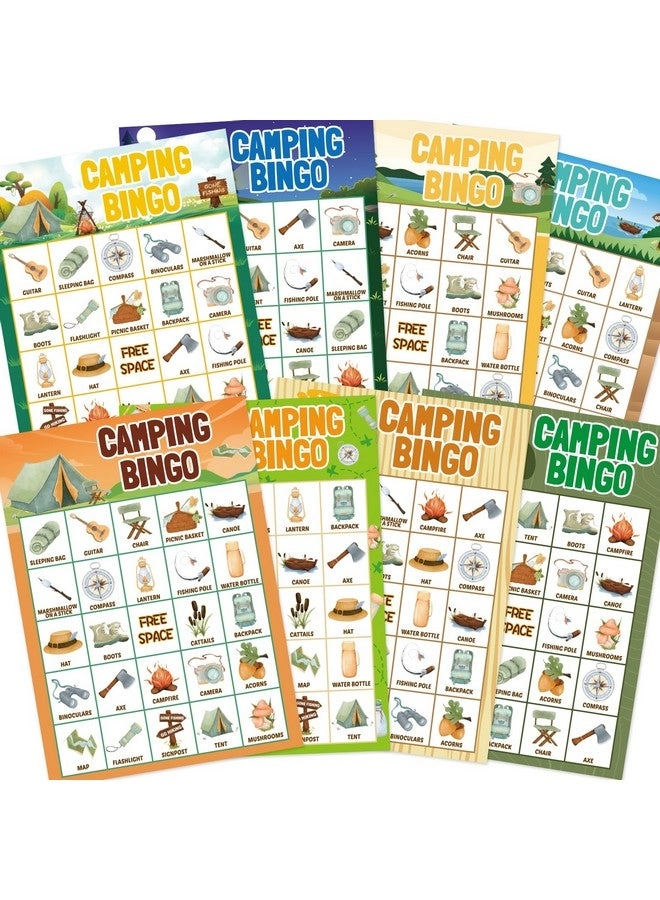 Camping Bingo Game - English