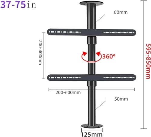TV Ceiling Mount - 50kg 32-75 inch