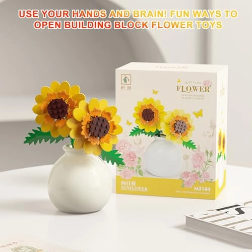 Flower Building Block Toy - Clamping Tulip