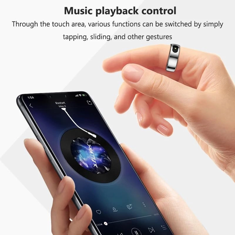 R08 - Smart Ring 5ATM Waterproof Heart Rate