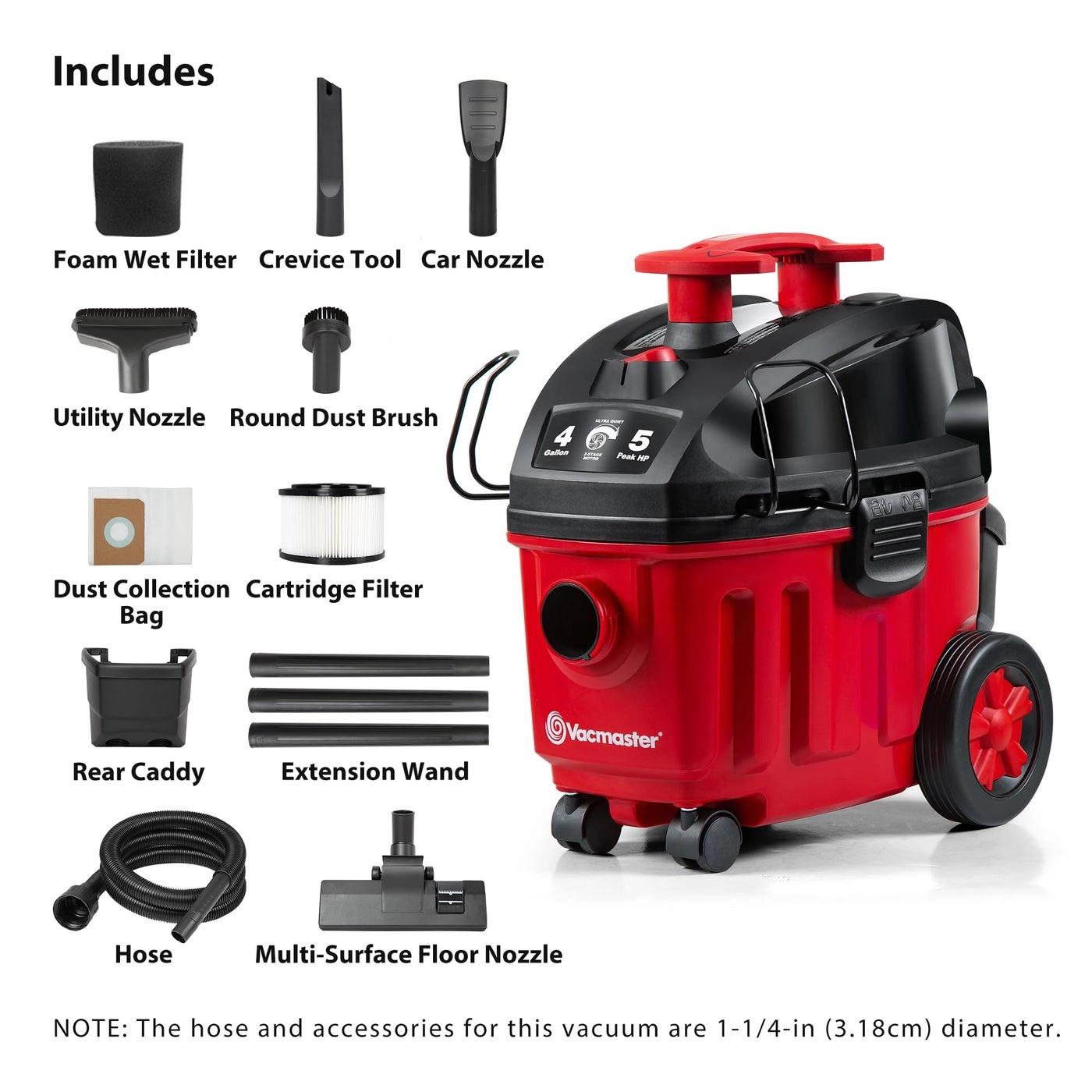 Wet/Dry Vacuum (VF408B 1101)