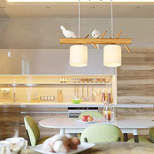 Creative Japanese Log Belt Chandelier - 30cm