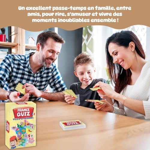 Quiz France Cities and Regions - Card Game