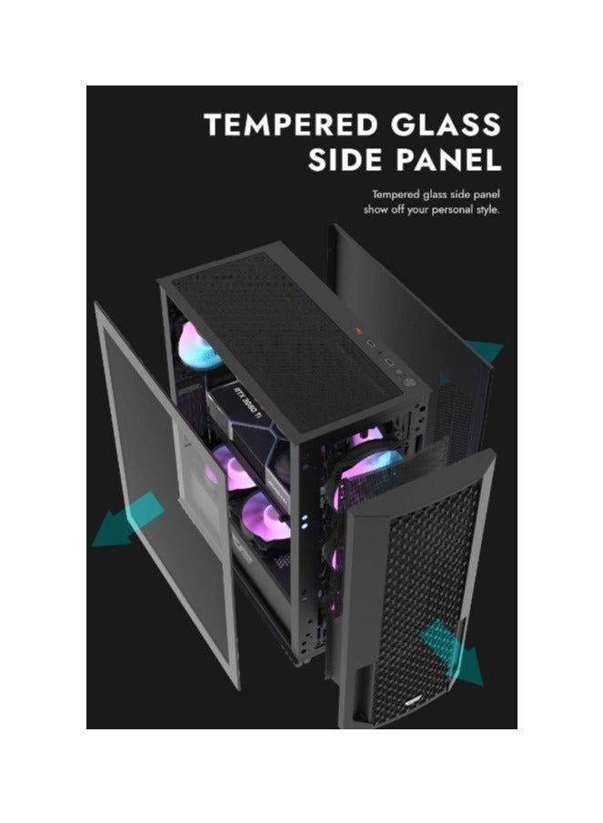DF2100 - Tempered Glass E-ATX ATX M-ATX ITX