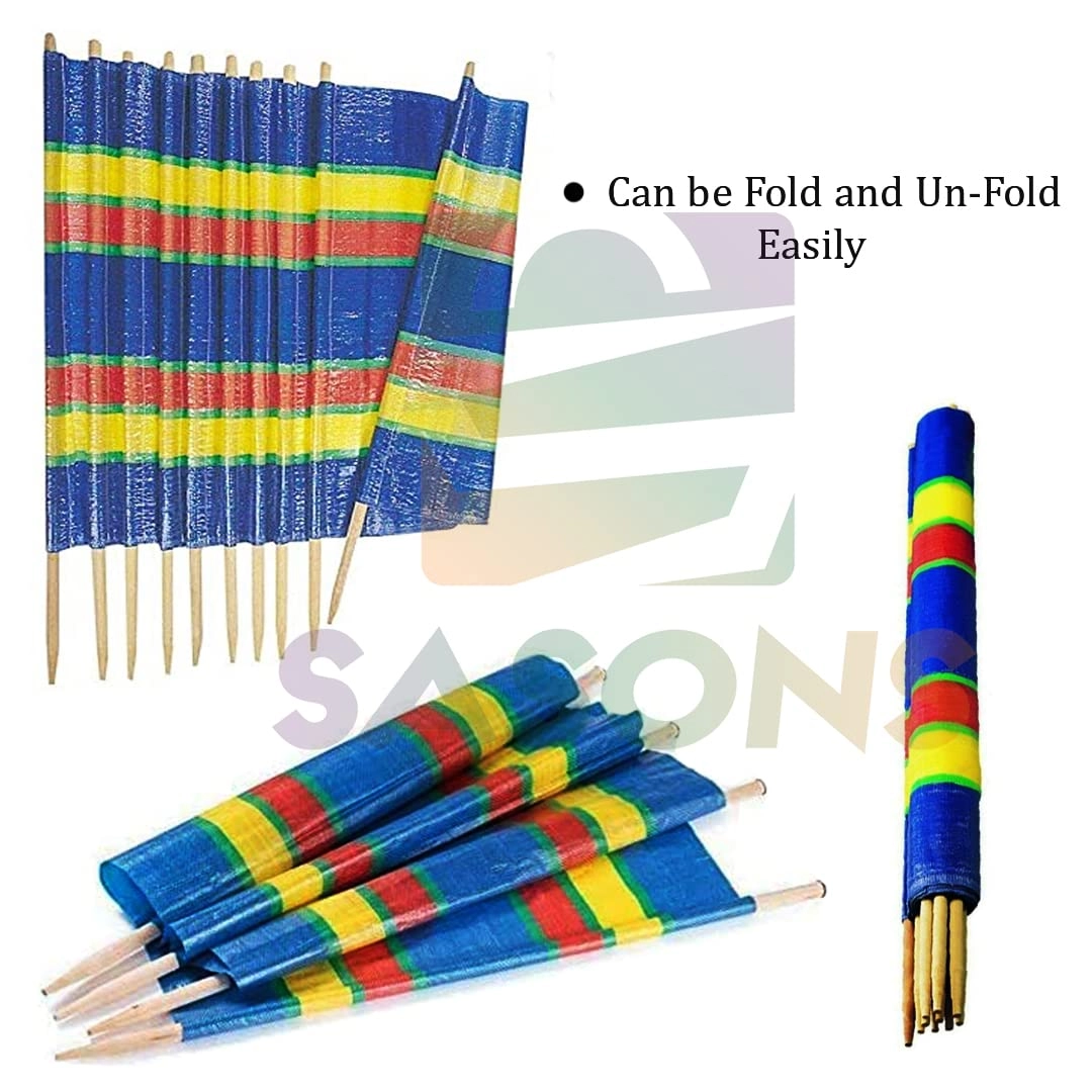 6 Poles Large Windbreak