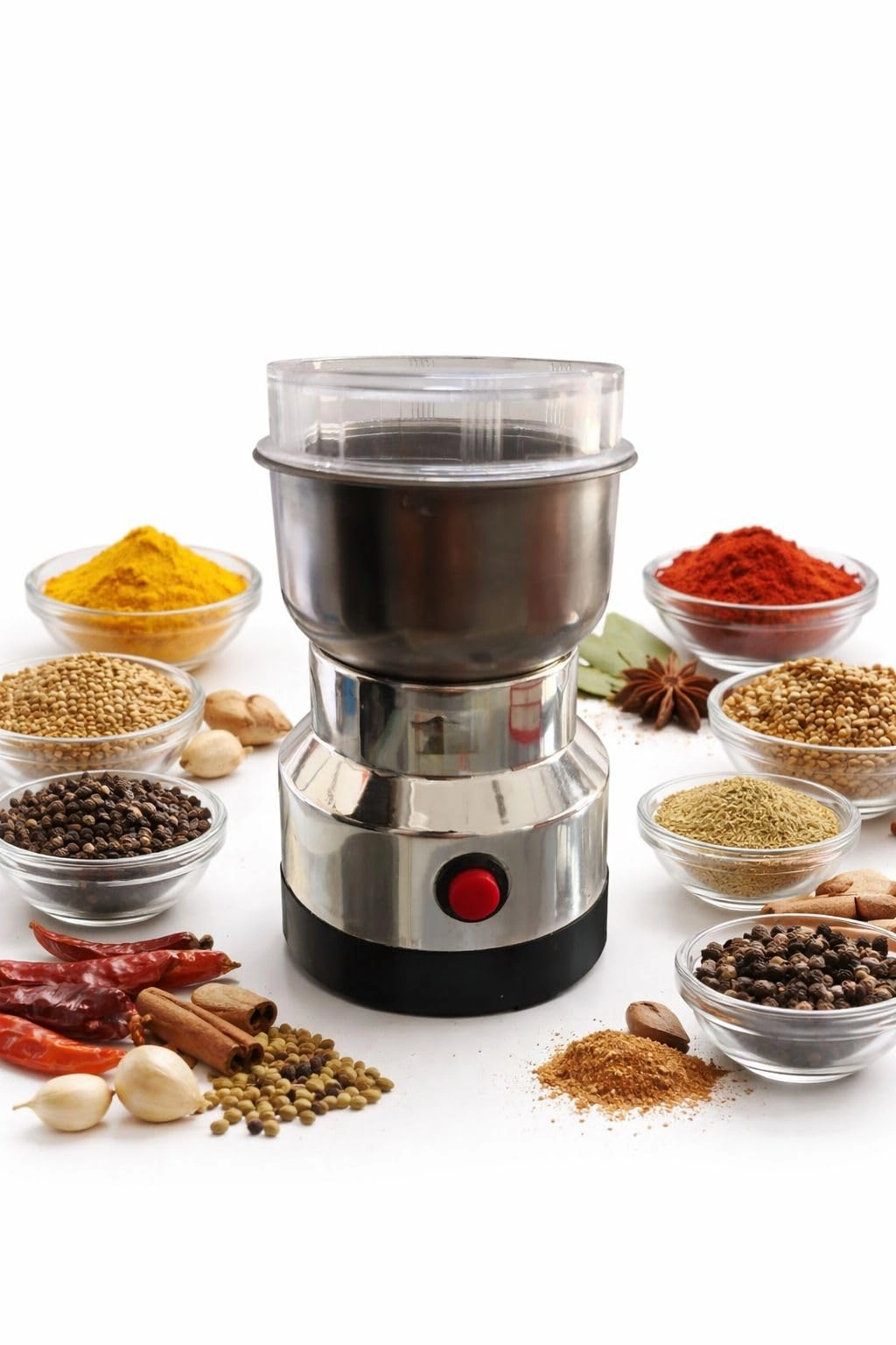 BEATIX Electric Grinder & Coffee Maker - 150W 300g Grey