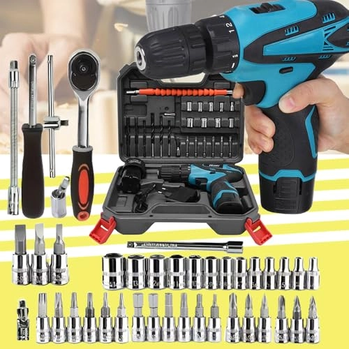 Torque Portable Cordless Drill - 1.5Ah 12V