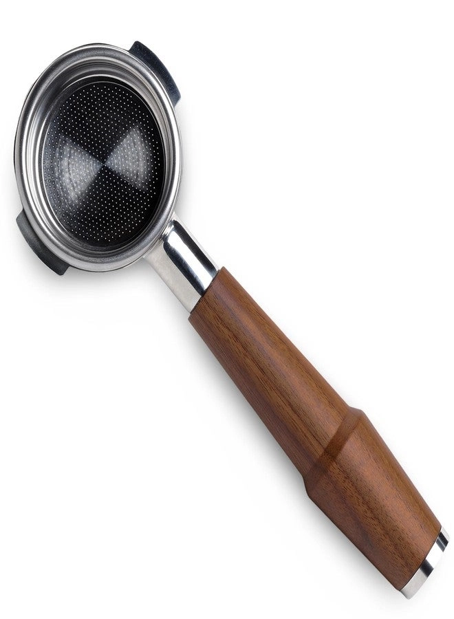KNODOS Bottomless Portafilter - 58mm E61 Group Head Walnut