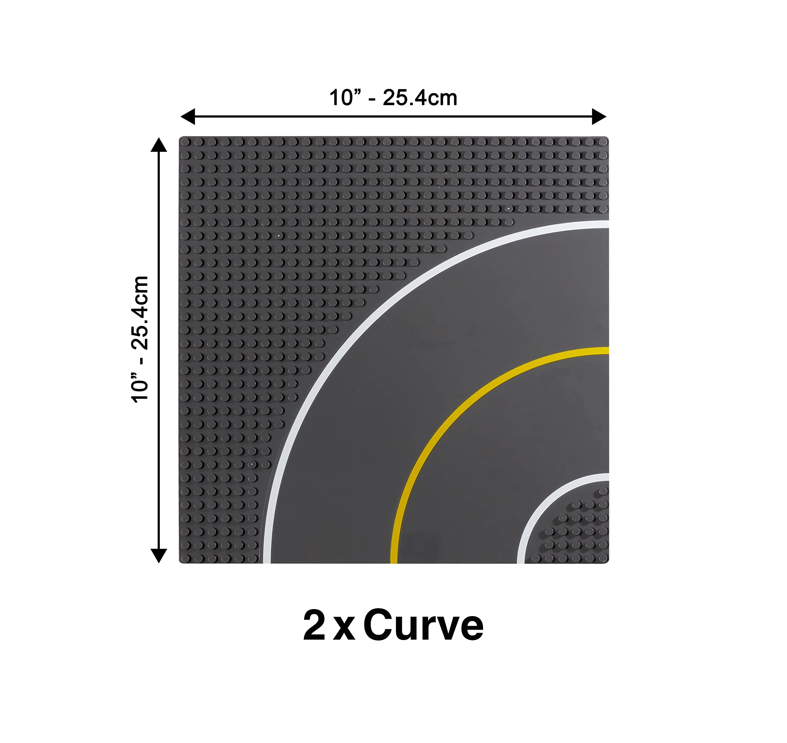Road Baseplate - Plastic 6pcs