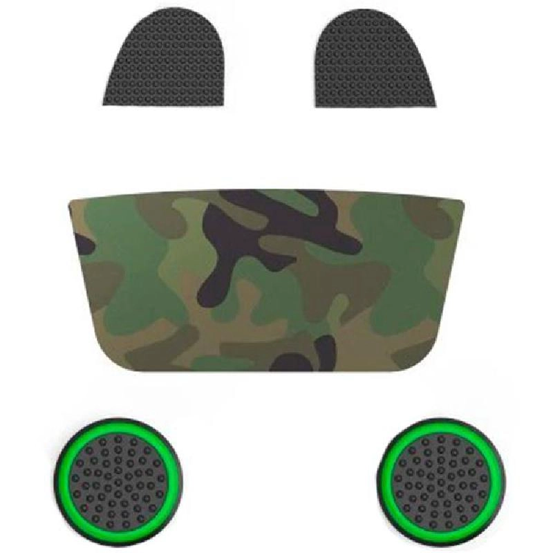 Grip Cover + Analogue Stick Attachement + Trigger Attachement + Sticker for Lightbar - for PlayStation 5